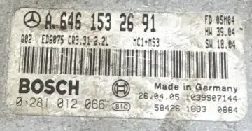 CALCULATEUR MOTEUR EDC16C2 0281012066 A6461532691 MERCEDES Ma boutique
