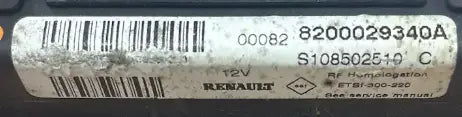 UCH 8200029340A S108502510C RENAULT SCENIC 1 PHASE 2 Ma boutique