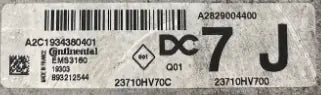 CALCULATEUR MOTEUR EMS3160 23710HV700 23710HV70C A2C1934380401 NISSAN Ma boutique