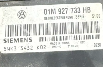 CALCULATEUR DE BOITE BVA K02 5WK3432K02 01M927733HB VAG