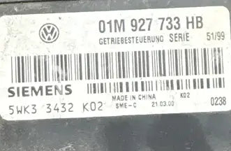CALCULATEUR DE BOITE BVA K02 5WK3432K02 01M927733HB VAG Ma boutique
