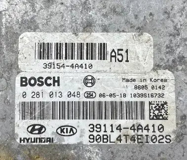 CALCULATEUR MOTEUR EDC16C39 0281013048 39114-4A410 KIA Ma boutique