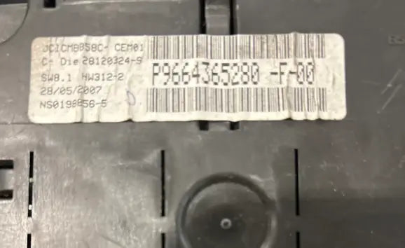 COMPTEUR P9666217080 CITROEN C4 Ma boutique