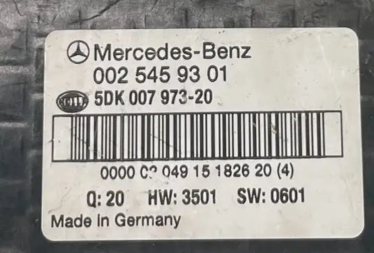 BOITIER SAM 0025459301 5DK007973-20 MERCEDES // DISPO SUR COMMANDE Ma boutique