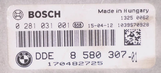 CALCULATEUR MOTEUR EDC17C50 0281031001 DDE 8580307 BMW // DISPO SUR COMMANDE Ma boutique