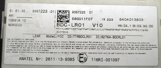 BOITIER BDC 9387223 BMW // DISPONIBLE SUR COMMANDE Ma boutique