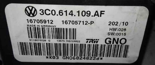 BLOC ABS 3C0614109AF VOLKSWAGEN // DISPONIBLE SUR COMMANDE Ma boutique