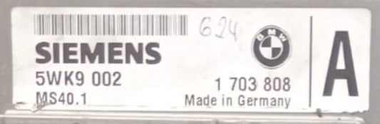 CALCULATEUR MOTEUR MS40.1 5WK9002 1703808 BMW // DISPONIBLE SUR COMMANDE Ma boutique