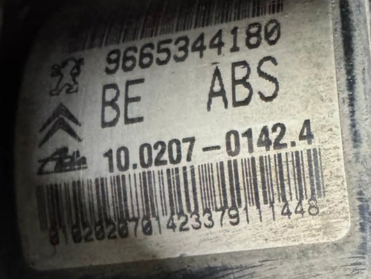 BLOC ABS BE 9665344180 10.0207-0142.4 PEUGEOT - CITROEN // DISPONIBLE SUR COMMANDE UNIQUEMENT
