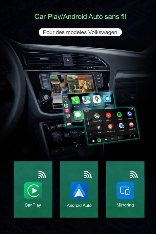 BOITIER CARPLAY VOLKSWAGEN MMI SV-TRONIC AUTOMOBILE