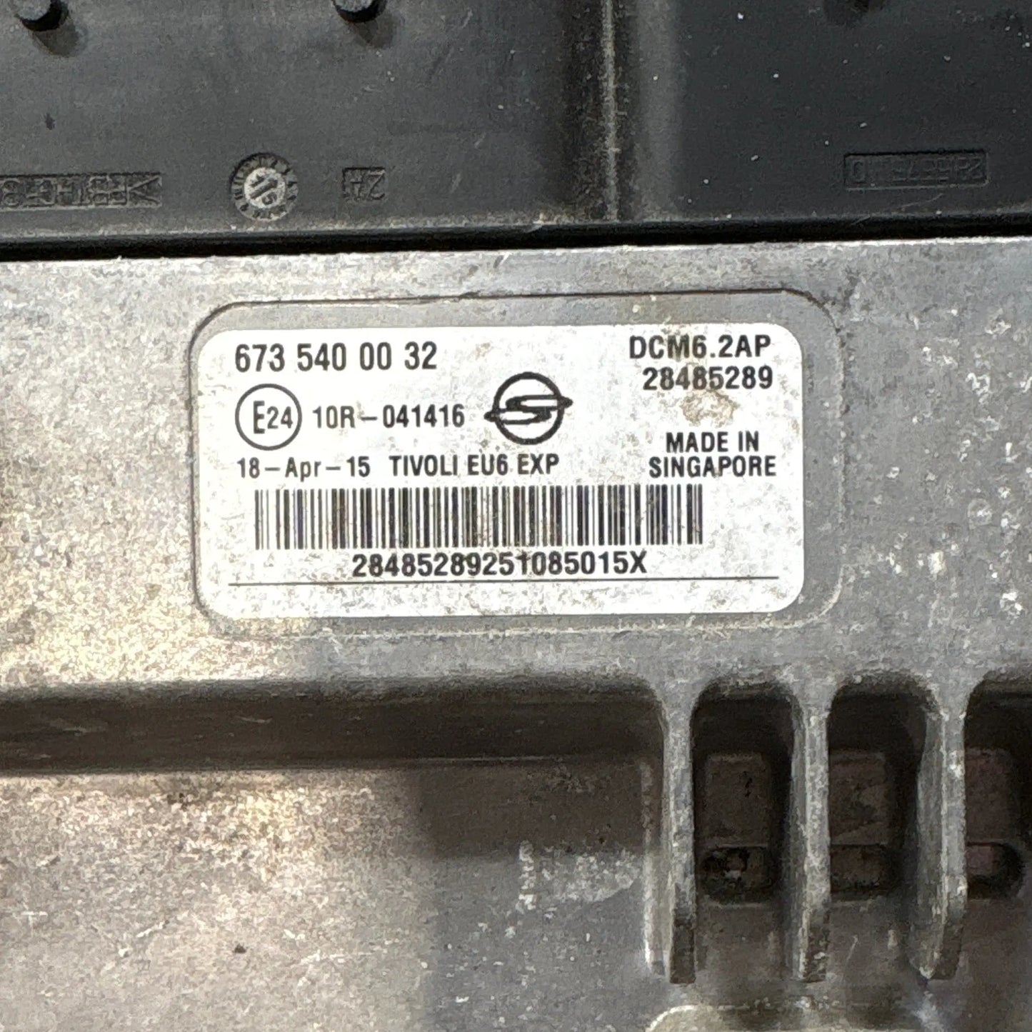 CALCULATEUR MOTEUR DCM6.2AP 28485289 6735400032 SSANGYONG