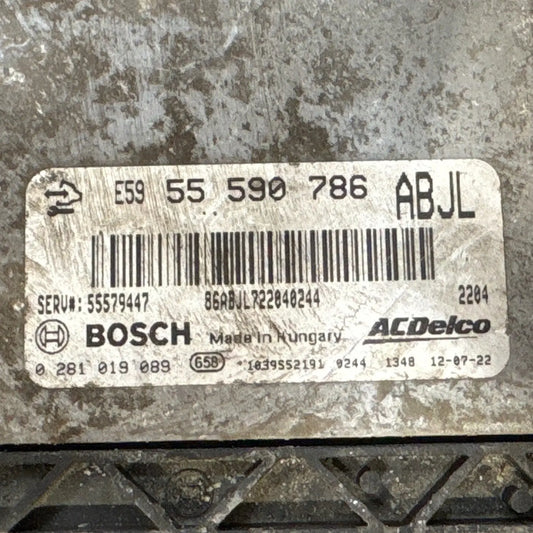 CALCULATEUR MOTEUR EDC17C59 0281019089 55590786 CHEVROLET