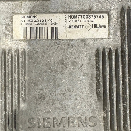 CALCULATEUR MOTEUR FENIX 5 S115302101C HOM7700875745 7700114982 RENAULT petit format Ma boutique