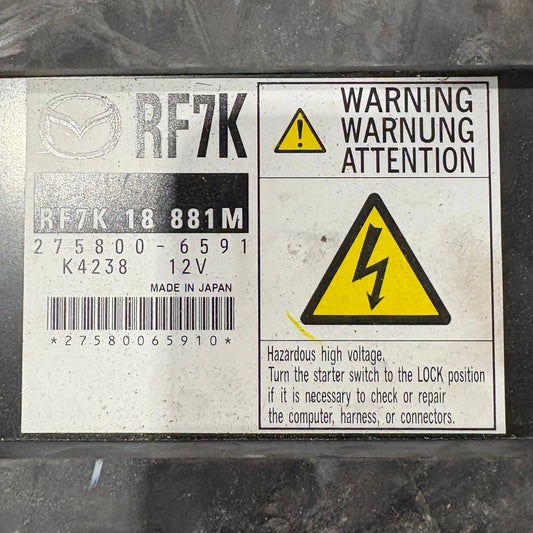 CALCULATEUR MOTEUR RF7K 18 881M 275800-6591 MAZDA Ma boutique