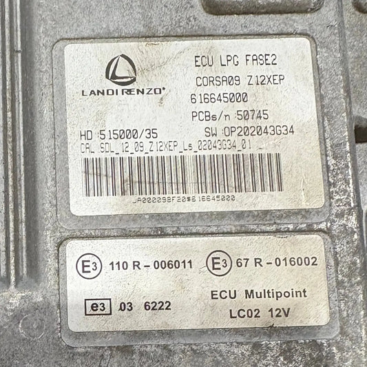 CALCULATEUR LPG 616645000 OP202043G34 OPEL Ma boutique
