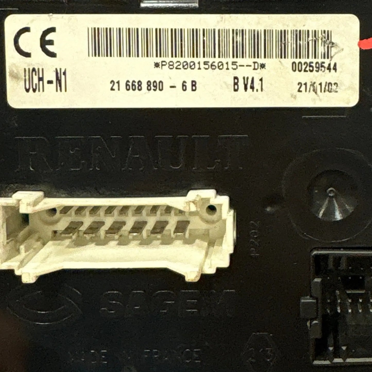 UCH-N2-X70 P8200399790--K 21677828-4A B1 V6.4 RENAULT MASTER / MOVANO