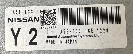 CALCULATEUR MOTEUR MEC93 A56-E33 TS4 0Z02 NISSAN
