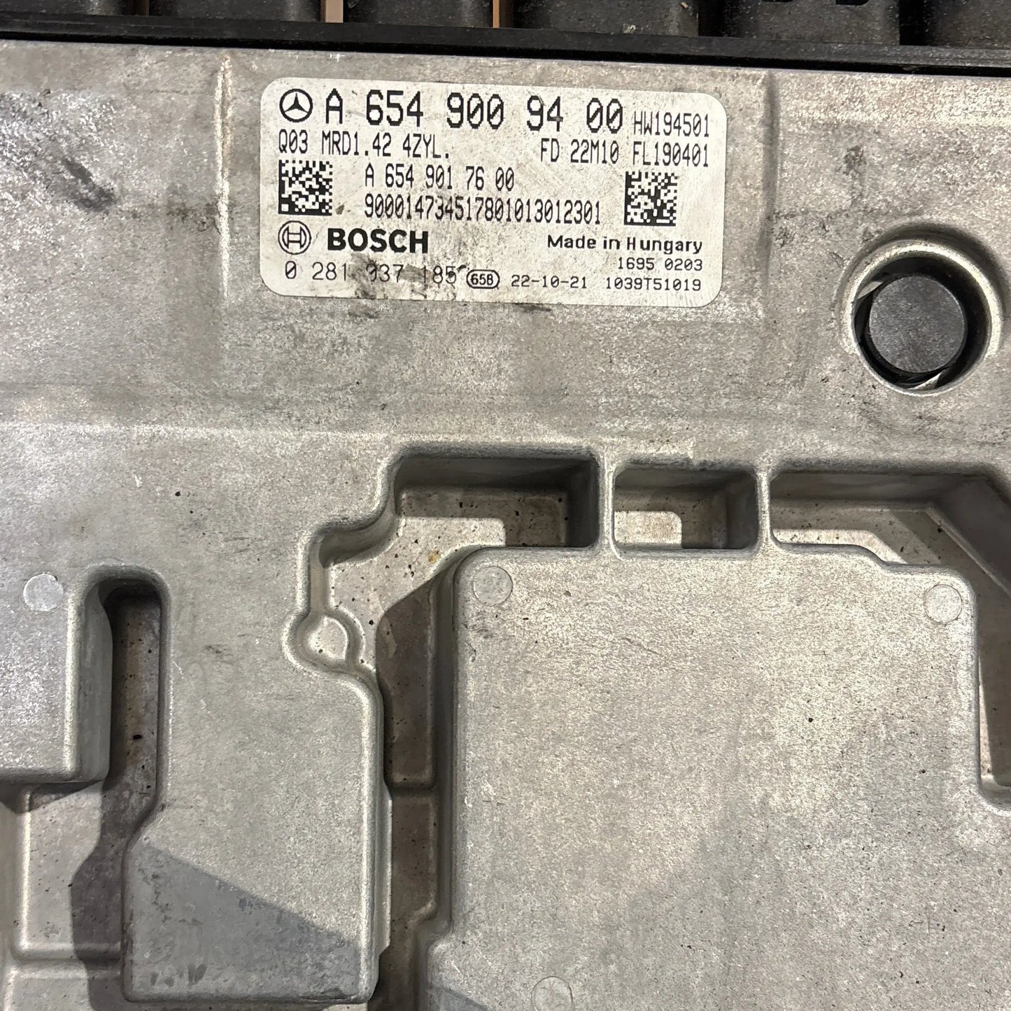 CALCULATEUR MOTEUR MRD1.42 0281937185 A6549009400 MERCEDES Ma boutique
