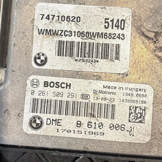 CALCULATEUR MOTEUR MED17.2 0261S09291 170151969 DME 8610006-01 BMW Ma boutique