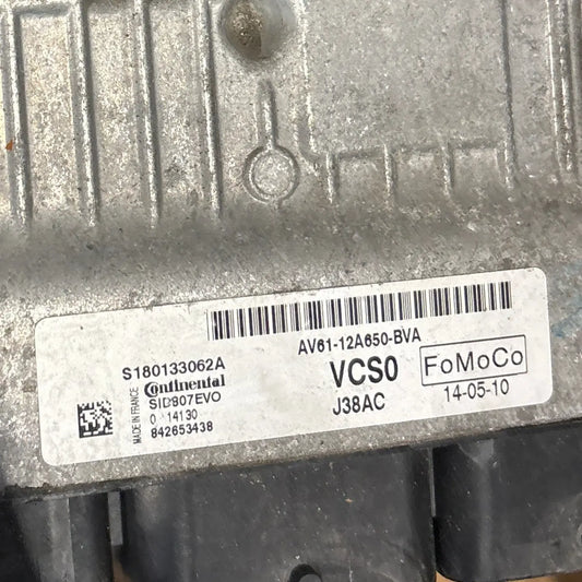 CALCULATEUR MOTEUR SID807EVO S180133062A AV61-12A650-BVA VCS0 FORD Ma boutique