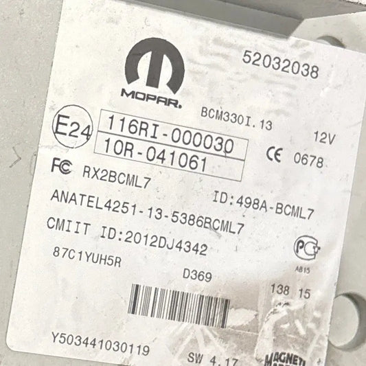 BCM L7 52032038 FIAT Ma boutique