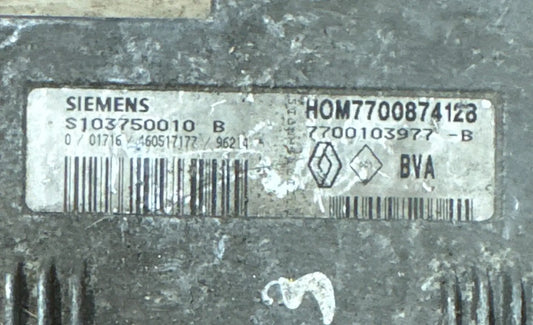 CALCULATEUR MOTEUR FENIX 5 S103750010 B 7700874128 7700103977-B RENAULT grand format Ma boutique