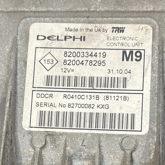 CALCULATEUR MOTEUR DDCR R0410C037A 8200212352 8200140058 RENAULT