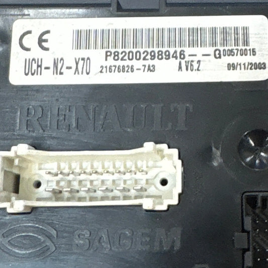 UCH-N2-X70 P8200298946--G 21676826-7A3 V6.2 RENAULT MASTER / MOVANO