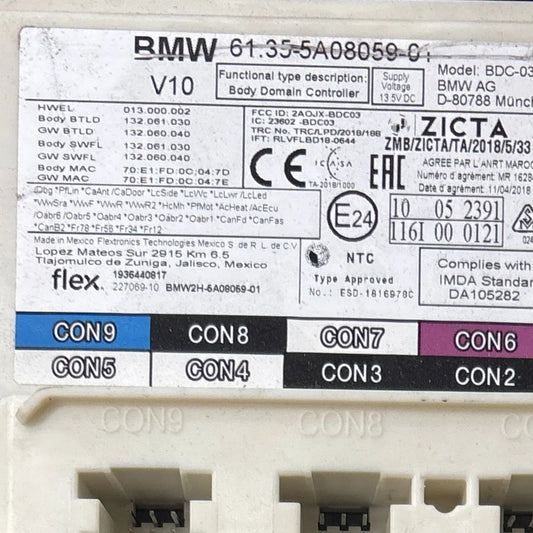 BOITIER BDC-03 61.35-5A08059-01 BMW