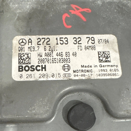 CALCULATEUR MOTEUR ME9.7 0261209015 A2721533279 MERCEDES Ma boutique
