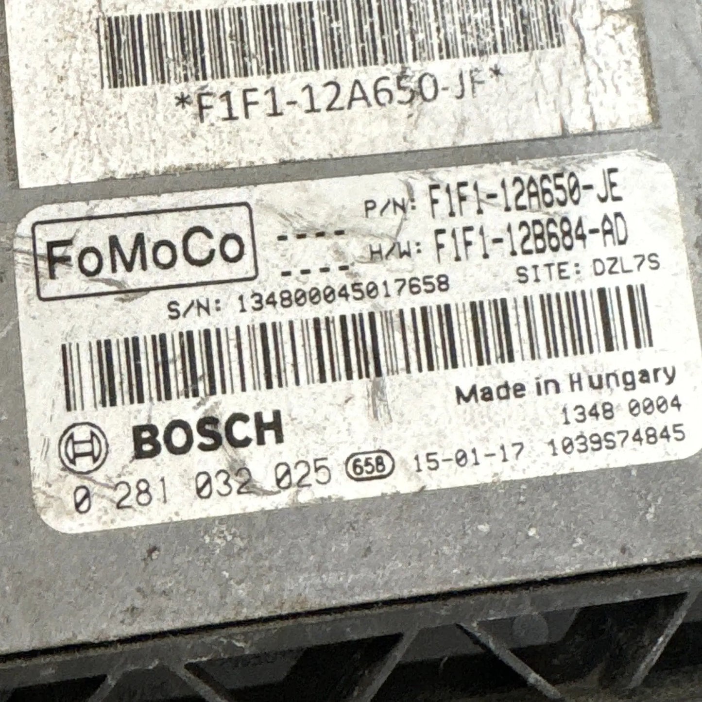 CALCULATEUR MOTEUR EDC17C70 0281032025 F1F1-12A650-JE FORD Ma boutique
