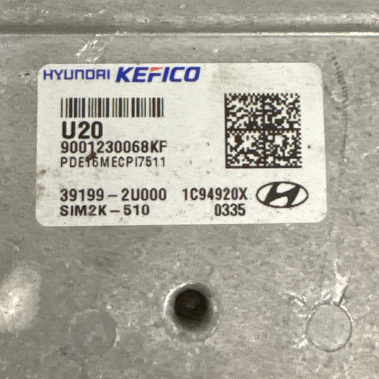 CALCULATEUR MOTEUR SIM2K-510 39199-2U000 9001230068KF HYUNDAI Ma boutique
