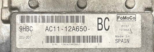 CALCULATEUR MOTEUR DCU-201 AC11-12A650-BC 9HBC FORD Ma boutique
