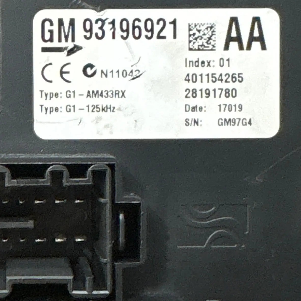 BODY 93196921 AA 401154265 28191780 OPEL Ma boutique