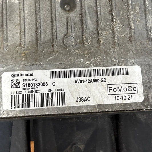 CALCULATEUR MOTEUR SID807EVO S180133008C AV61-12A650-GD FORD Ma boutique