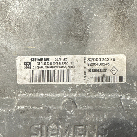 CALCULATEUR MOTEUR SIM32 S120201202E 8200424276 8200400246 RENAULT Ma boutique