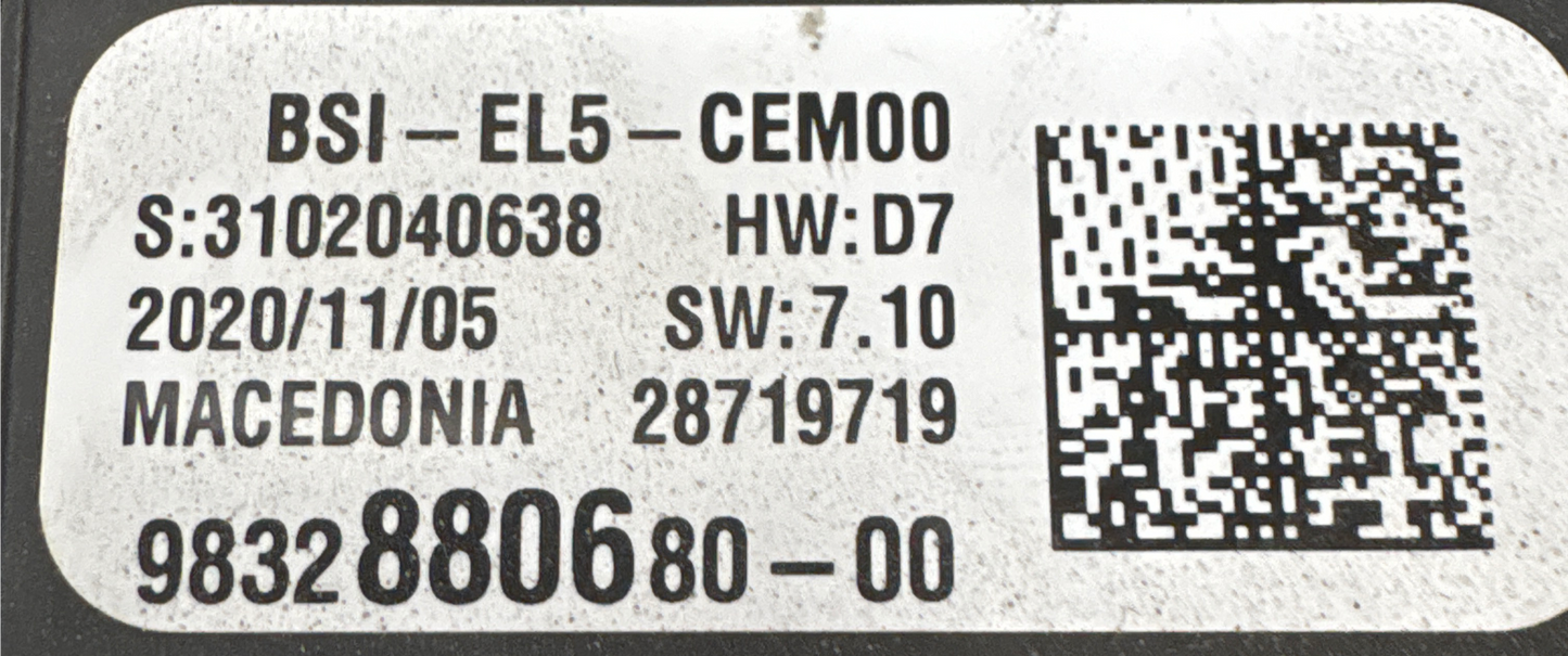 BSI EL5 9832880680 PSA