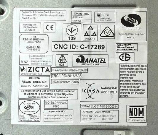 Autoradio NAC Wave 2 Continental 9821908980 – Peugeot Citroën Opel Toyota