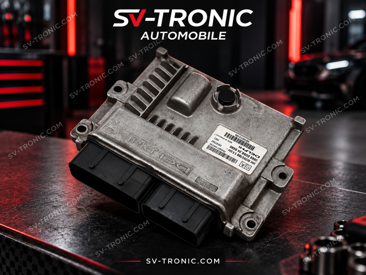 Calculateur moteur DELPHI DCM6.2A 9820610180 HW9809447980 — photographie professionnelle SV-TRONIC