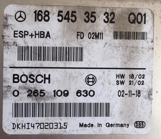 BLOC ABS 0265109630 1685453532 ESP MERCEDES Ma boutique