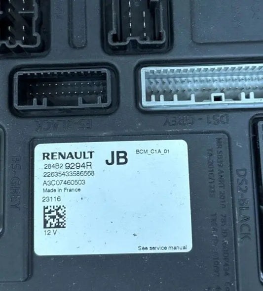 BCM 284B29294R A3C07460503 RENAULT Ma boutique