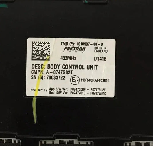 BODY 101090700D 70033722 A0747G02T TESLA Ma boutique