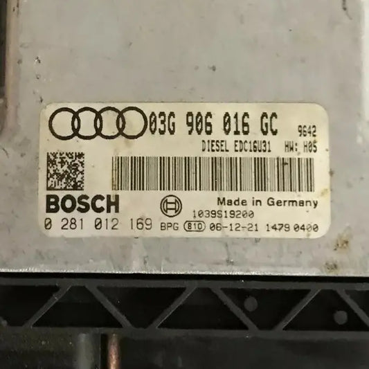 CALCULATEUR MOTEUR EDC16U31 0281012169 03G906016GC AUDI Ma boutique