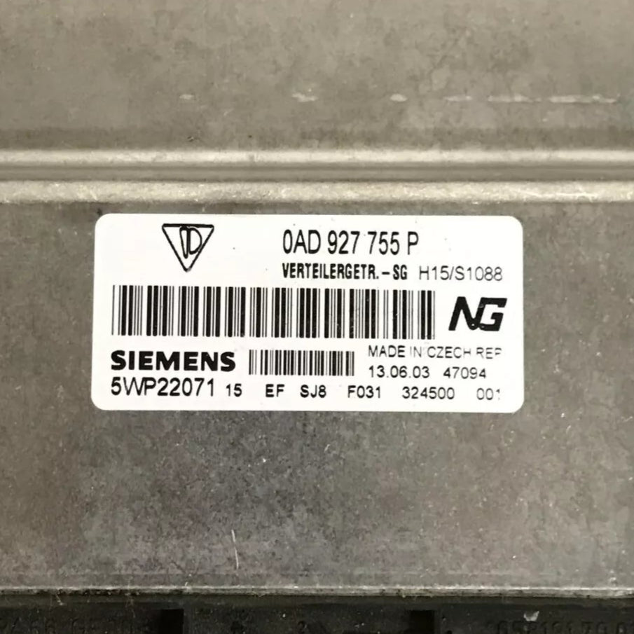 CALCULATEUR DE BOITE BVA 5WP22071 0AD927755P PORSCHE