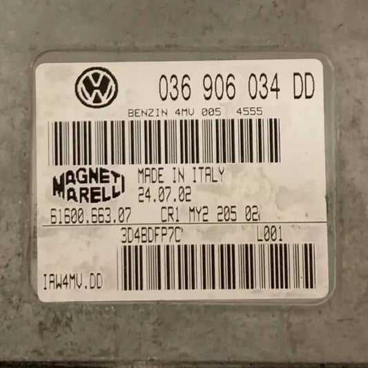 CALCULATEUR MOTEUR IAW 4MV.DD 036906034DD VOLKSWAGEN Ma boutique