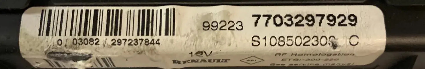 UCH 7703297929 S108502300C RENAULT MEGANE SCENIC 1 PHASE 2 Ma boutique