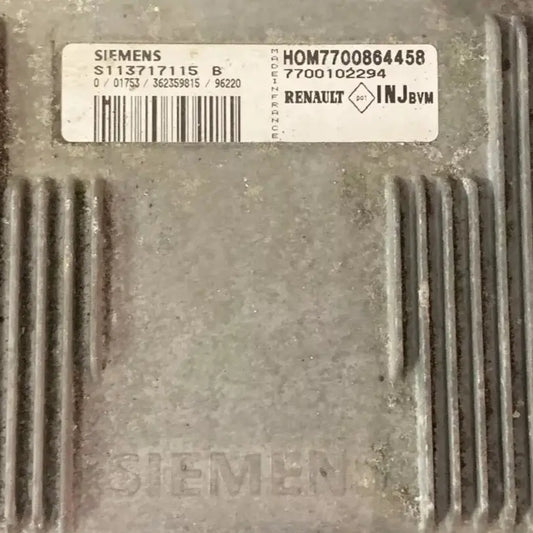 CALCULATEUR MOTEUR S2000RPM S113717115B HOM 7700864458 7700102294 RENAULT Ma boutique