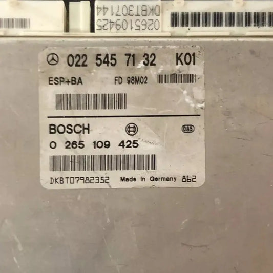 CALCULATEUR ABS ESP 0265109425 0225457132 MERCEDES Ma boutique