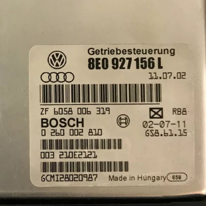 CALCULATEUR DE BOITE BVA GS8.61.15 0260002810 8E0927156L