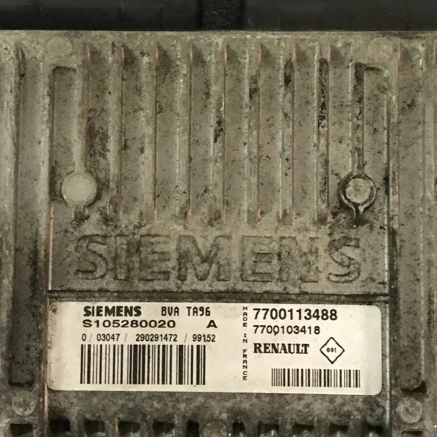 CALCULATEUR DE BOITE BVA TA96 S105280020A 7700113488 7700103418